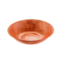 product of CAC China TWSB-16 16" Round Wooden Bowl, Woven Wood, Stain, Acid, Oil & Odor Resistant