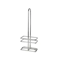 product of CAC China W4RK-8 Rack Oil and Vinegar Cruet Set, 8 oz Capacity, Chrome Plated Finish, Dispenser