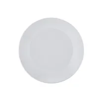 product of CAC China XBRC-7 Brighton Plate, 7-1/4" Diameter x 5/8" Height Round White Melamine Coupe, 1 Dozen