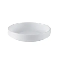 product of CAC China XKRW-S3 Dish, 2 oz 3" Diameter x -3/4" Height Round White Melamine Plate - 1 Dozen