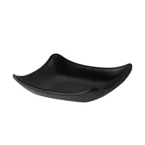 product of CAC China XSHA-D5-MK Small Square Sauce Dish, 2 oz, 4" x 4" x 1.125" Black Melamine, 1 Dozen