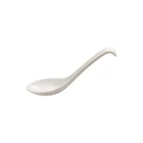 product of CAC China XSPN-65-W Soup Spoon, 0.5 Oz Capacity, 6-3/4" Length, White Plastic Material - 1 Dozen