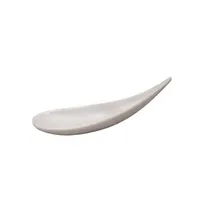 product of CAC China XSPN-TS60-W Tasting Spoon, 0.5oz, 5-3/4" L x 1-7/8" W x 1" H, White Melamine - 1 Dozen