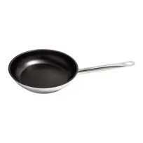 product of CAC China S2FP-8N Fry Pan, 8" x 1-5/8", Quantum2 Non-Stick, Induction Ready, Tri-Ply Stainless Steel