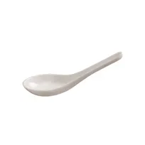 product of CAC China XSPN-49-W Soup Spoon, 0.3 oz Capacity, 4-7/8" Length, White Plastic, 1 Dozen