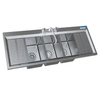 product of BK Resources DDI3-10141028-12T-PG Drop-In Sink