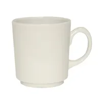 product of GET PP1100906424 Mug, 11-1/2 Oz (4-1/2"), Stackable, Scratch/Chip Resistant Porcelain White - 1 Dozen