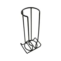 product of GET RCK-B3 Holder Rack, 5-1/3" x 4-1/4" x 12-1/4" H, Stacking, Black PE Coating, Fits 24 Bowls