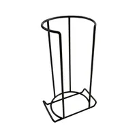 product of GET RCK-B8 7" x 5" Rack, 12-1/4" H, Stacking, Wire, Black PE, Holds 24 Round Plates 4.63-5.12"