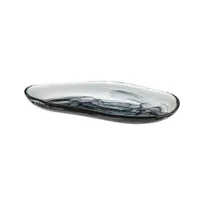 product of Mikasa 8403-43 Ardacam Glass Plate, 8.27" (8-1/4") Atlas Black Dinnerware, Premium Crystal