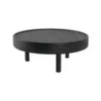 product of Mikasa BQ810B Round Medium Display Riser, 12.6", Black Oak, 3-Leg, 9"-12" Height
