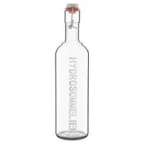product of Steelite LB1132101 Optima Glass Milk Bottle, 33 oz (3.25" x 13.504"), Soda Lime - 6/Case