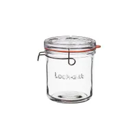 product of Steelite LB1216001 Glass Storage Jar 25.25 oz 4.75" x 5.375" Lock Eat Lid Soda Lime Glass - 6/Case