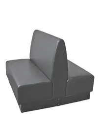 product of G & A QSM-D-ESPRIT Modular Double Restaurant Booth, 48"W x 51"D x 42"H, Upholstered Esprit Vinyl, Wood Frame Finish