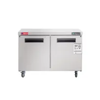product of Westlake WKTF-48B 48" 2-Door Worktop Freezer, Stainless Steel, -8°F-0°F temp, 12 cu. ft.