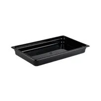 product of Concasse MCIP1106N Full-Size Food Pan, 20-3/4" W X 12-3/4" D X 2-1/2" H, Black Polycarbonate, NSF