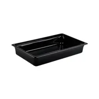product of Concasse MCIP1110N Food Pan, 20"-3/4 W X 12"-3/4 D X 4" H, Black Polycarbonate, NSF, Dishwasher Safe