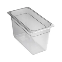 product of Concasse MCIP1320 1/3 Size Clear Polycarbonate Food Pan, 6-7/8" W x 12-3/4" D x 8" H, NSF