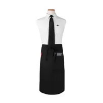 product of Chef Revival 2PWABK Waist Apron, 33" x 30" Long, 2 Pocket, Polyester, Black, Water Resistant