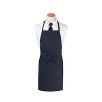 product of Chef Revival 3PBIAELNV Bib Apron, 26" x 31" Extra Long, 3 Front Pockets, Navy Blue, DuraSERV Polyester