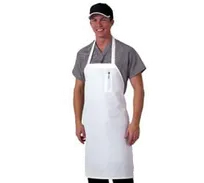 product of Chef Revival 600BAW-D Bib Apron, 34" x 34", White, Twill Fabric, Pencil Pocket, Self-Tie