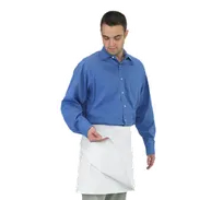 product of Chef Revival 603FW Waist Apron, 34" x 17", White, EZ-Blend Poly/Cotton