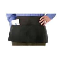 product of Chef Revival 605PS-BK Waist Apron, 24" x 12", 3 Pockets, DuraSERV Polyester, Black