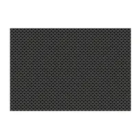 product of Chef Revival 64801 Placemat, 13" x 19", Charcoal PVC-Coated Polyester Yarn, Wipe Clean