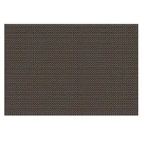 product of Chef Revival 64902 Rectangular Placemat, 13" x 19", Polyester Yarn, Brown/Black/Silver, Wipe Clean