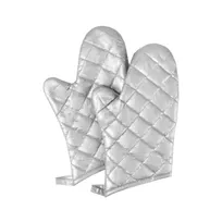 product of Chef Revival CLOMS23SL-1 Oven Mitt, 13" Long, Non-Stick Silicone, Pair