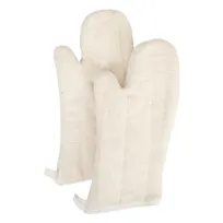 product of Chef Revival CLTTSBOM7BE-1 Terry Oven Mitt 17" Elbow, Steam Barrier, Silicone Lining, Beige - 1 Pair