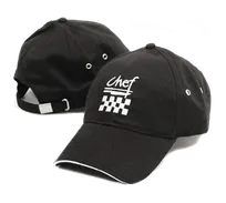 product of Chef Revival H064BK Chef's Baseball Cap, Adjustable Strap, Cotton, Black
