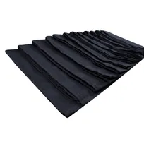 product of Chef Revival HBMRBK Bar Mop Towel, 16" x 27", 45 oz., Ribbed Terry, 100% Cotton, Black - 1 Dozen