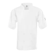 product of Chef Revival J105-2X Chef's Jacket, 2X-Large, White, Poly/Cotton, Short Sleeve, Double Breasted