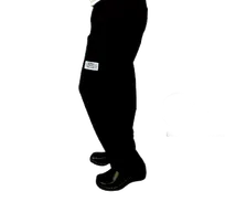 product of Chef Revival P002BK-L EZ Fit Chef's Pants, Large Black, Poly/Cotton, Waistband, Zip Fly, 4 Pockets