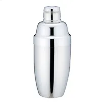 product of Korin BR-05 Jumbo Cobbler Cocktail Shaker, 26-1/2 oz, 3-Piece Stainless Steel, 3.5" dia. x 8.75"H