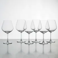 product of Korin GL-D105-PK Burgundy Stemmed Wine Glass, 8.3" Height, 25.25 oz (745ml) Capacity - 1/Pack