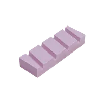 product of Korin HA-1075 Sharpening Stone Fixer, 6"L x 2"W x 1"H, Grooved, Flattens Water Stones, Pink
