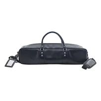 product of Korin HA-BG1063S Knife Bag, 21-3/4"L x 4-1/2"W x 5"H, Black Synthetic, Handles, Shoulder Strap