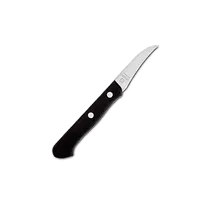 product of Korin HMI-MOPL-050 Left-Handed Misono Peeling Knife, 2", 70/30 Edge, Molybdenum Steel, Wood Handle