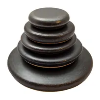 product of Korin KON-122-18 Grilling Stone, 7" dia. x 1"H, Round, Petalite & Cordierite, Ishiyaki