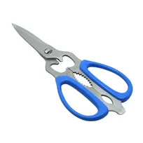 product of Korin TK-144-BL Chef Pro+ Shears, Blue, Silky Removable Blade, Washable Hygienic, 8" Cutting Length