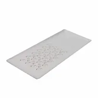 product of Korin TK-147-SL Tomita Stainless Manual Grater, 7"L x 3.25"W x 0.25"H, Compact Kitchen Accessory