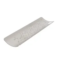 product of Korin TK-148-SL Tomita Stainless Curved Grater, Silver 6.5"L x 2"W x 0.5"H