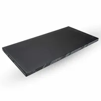 product of Korin TK-203-06-60-2 Black Polyethylene Cutting Board, 23.5"L x 11.75"W x 0.5"H