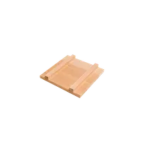 product of Korin TK-301-02-21 Egg Pan Lid, 8-1/4" Square, Wood, Commercial Cookware Cover