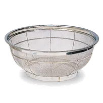 product of Korin TK-401-02-46 Colander, 18" dia. x 8"H, Stainless Steel, Dishwasher Safe