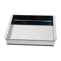 product of Korin TK-501-06-18 Sushi Making Components, 7.2" x 7.2" Mold, Bottom, 18/8 Stainless Steel