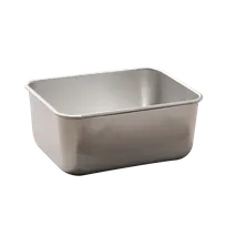product of Korin TK-501-07INSIDE Food Pan Insert, Stainless Steel, 5.2" L x 4" W x 2.3" H, Dishwasher Safe, Yakumi