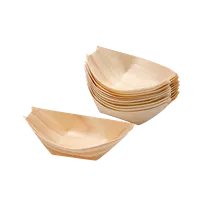 product of Korin TK-600-09 - Pine Boat Platter, 9-1/2" L x 2-1/2" H, Natural Wood, Biodegradable, 1/Pack